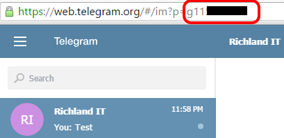 Note the group id is highlighted in red