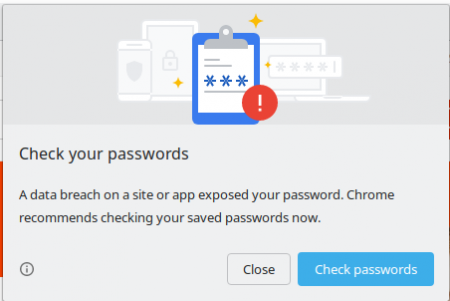 google chrome passwords found in data breach