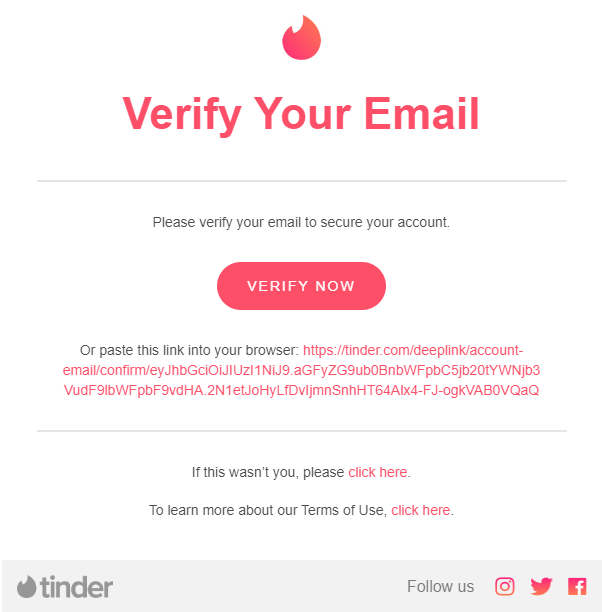 On working tinder chrome not Tinder Down?